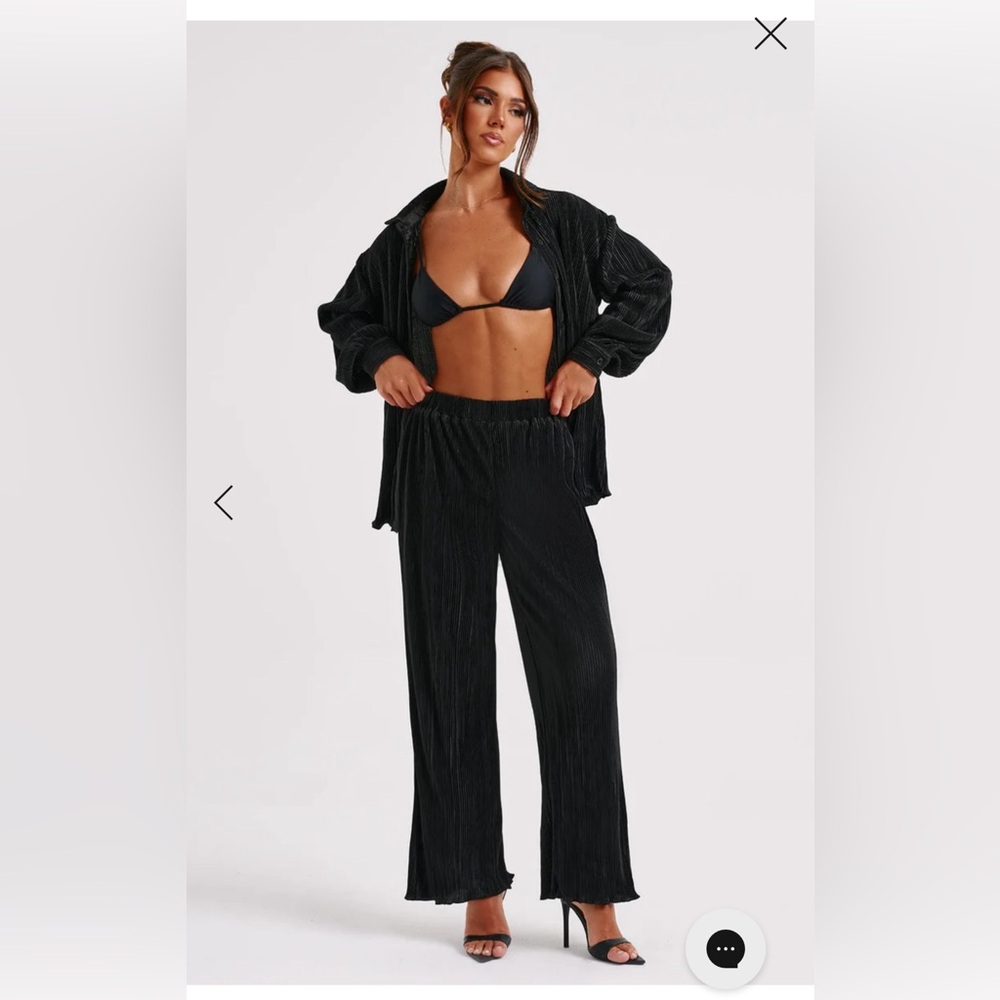 BABYBOO black top and button top set